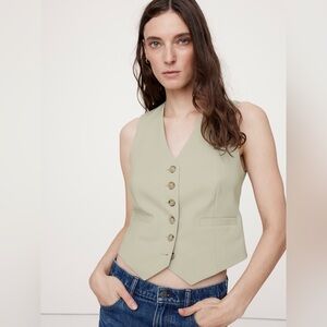 NWT Banana Republic Siena Italian Wool Vest